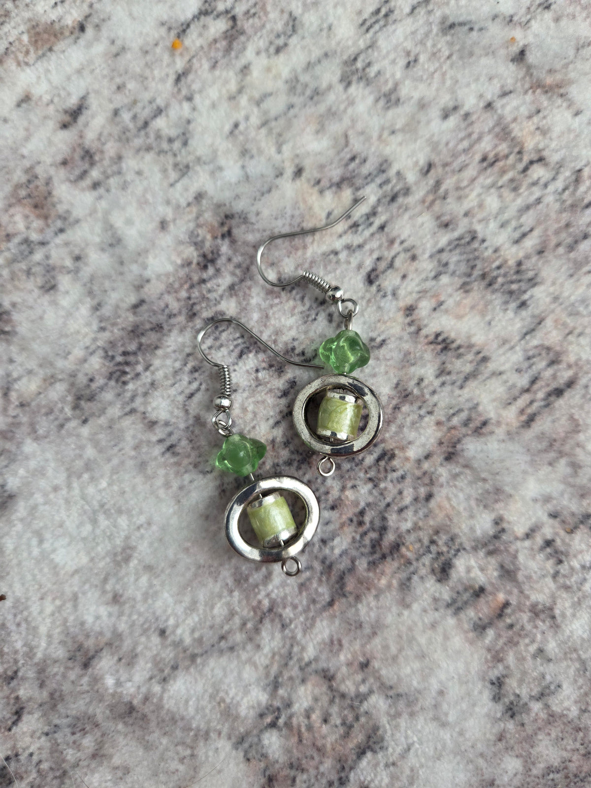 Boho inspired beaded earrings