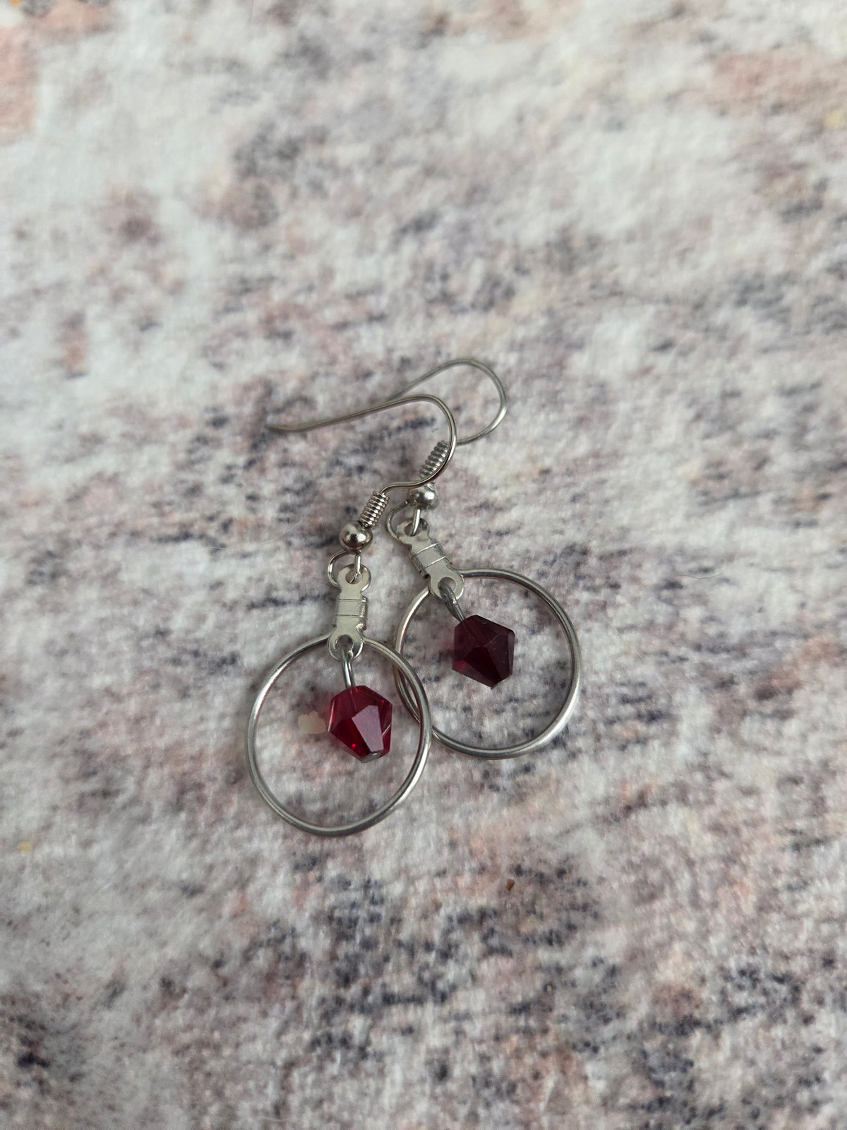 Birthstone inspired beaded earrings
