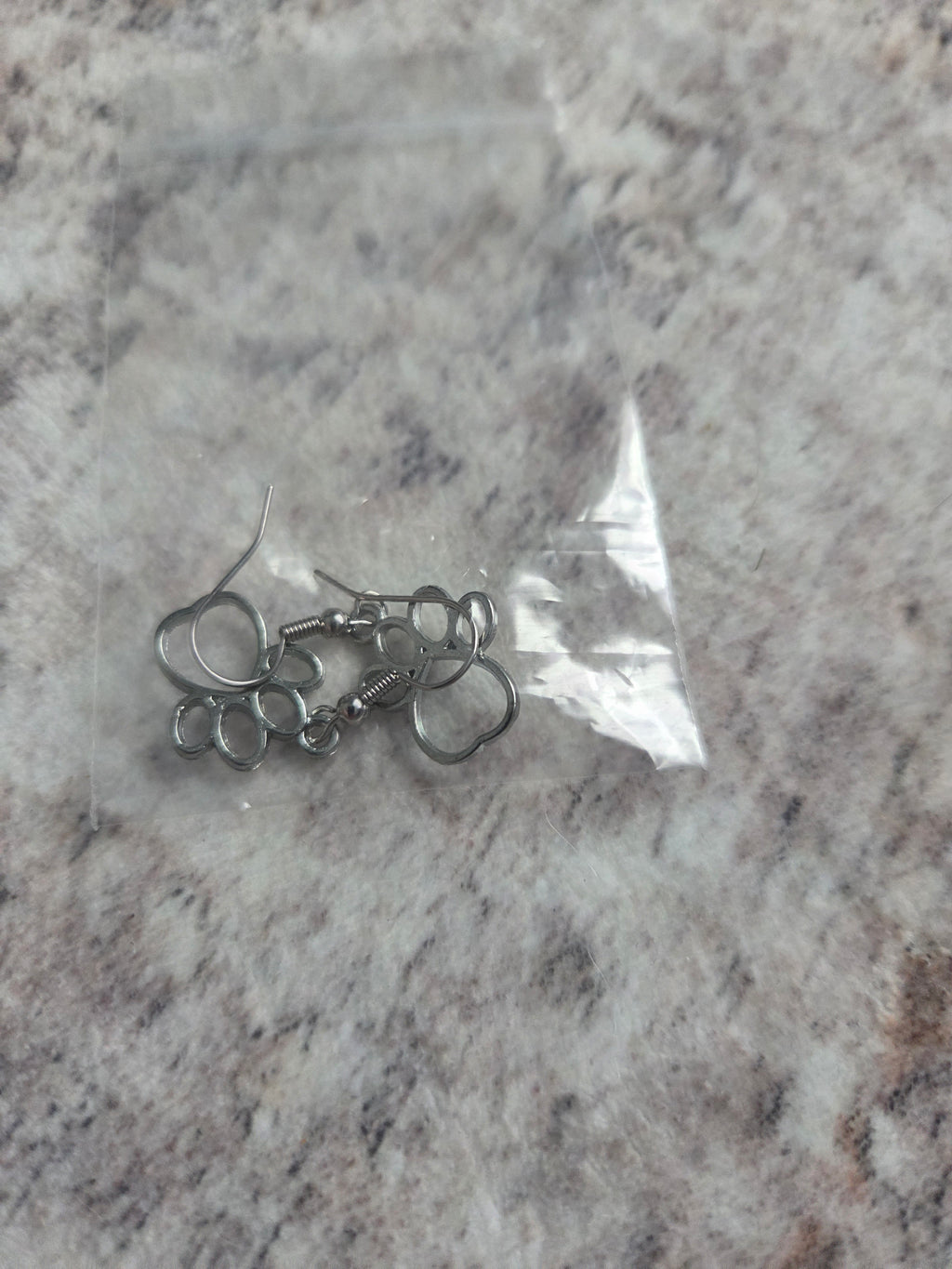 Paw print earrings