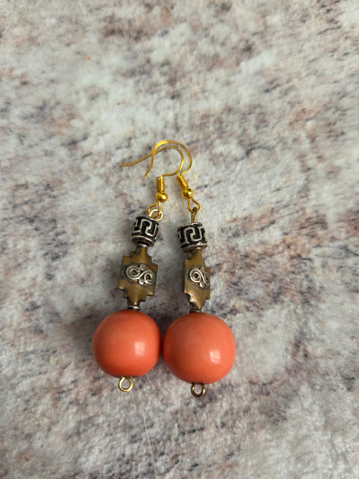 Boho inspired beaded earrings