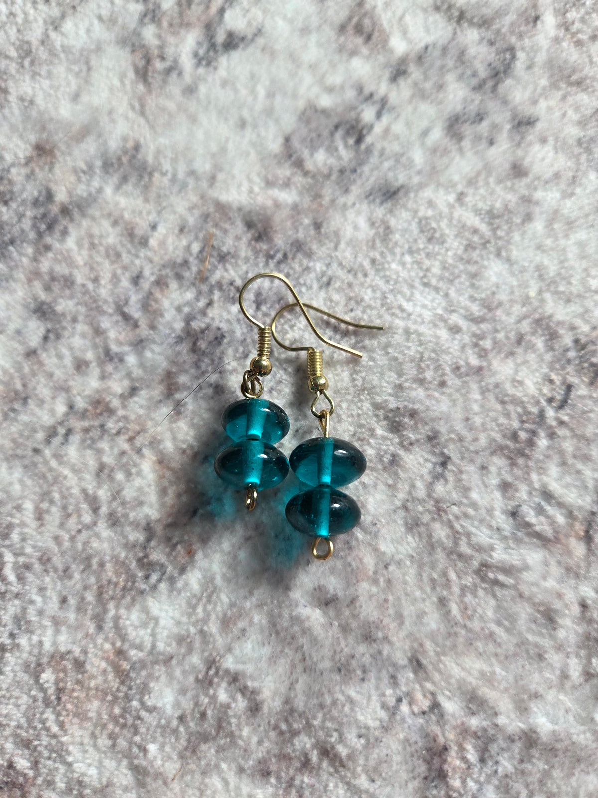 Spherical beaded earrings