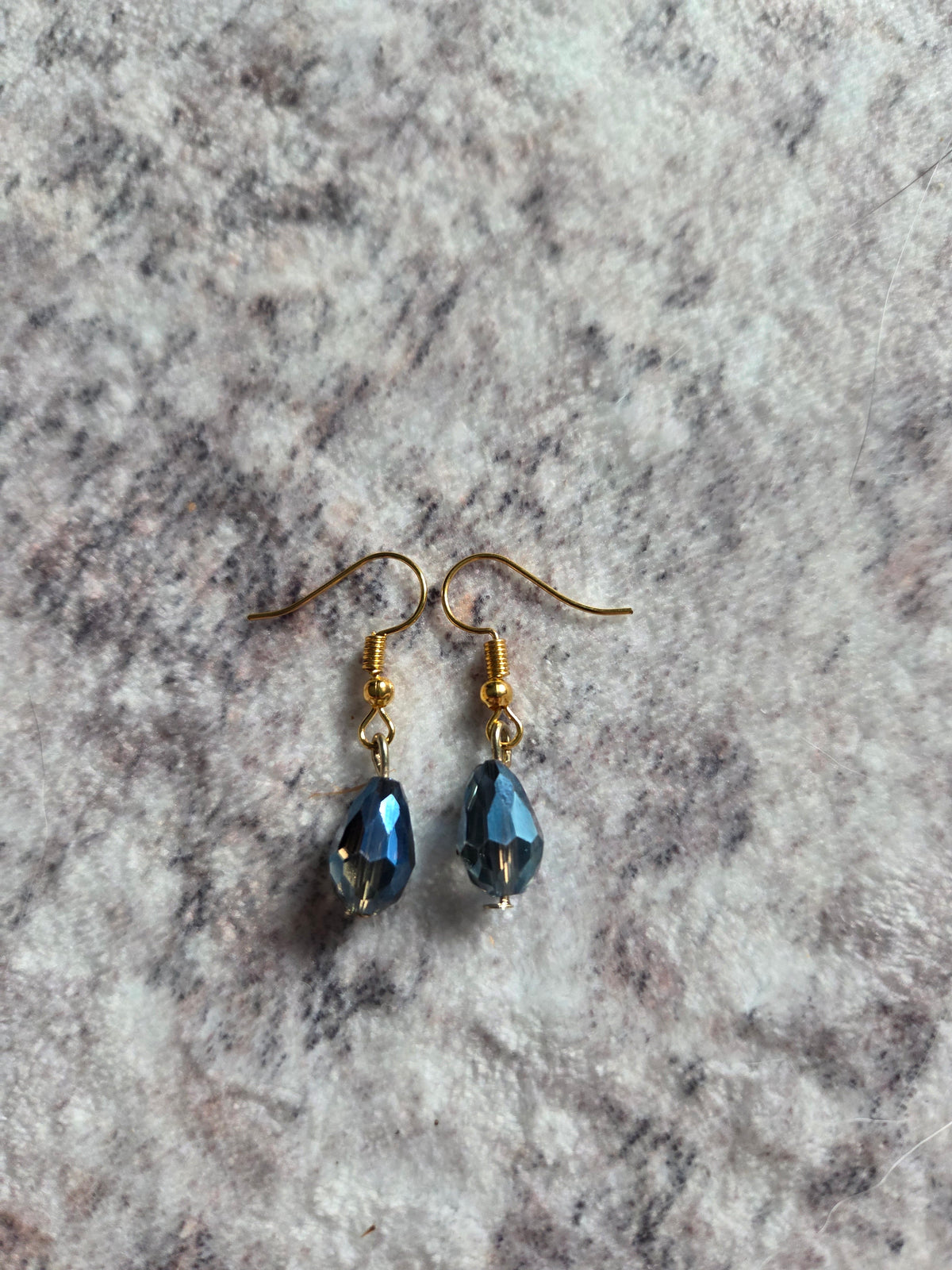 Triangle beaded earrings