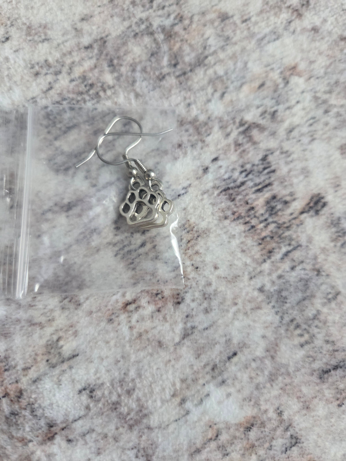 Paw print earrings