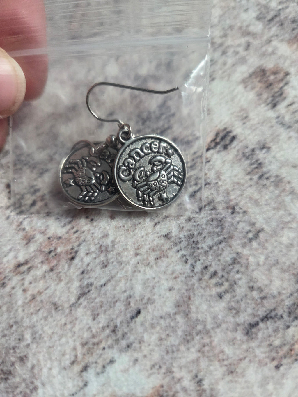 Cancer earrings
