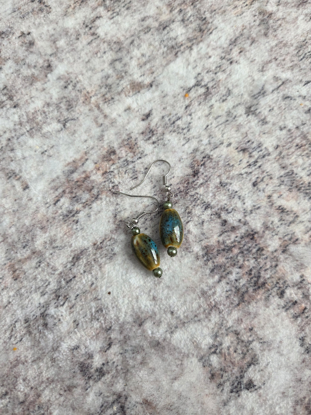 Boho inspired beaded earrings