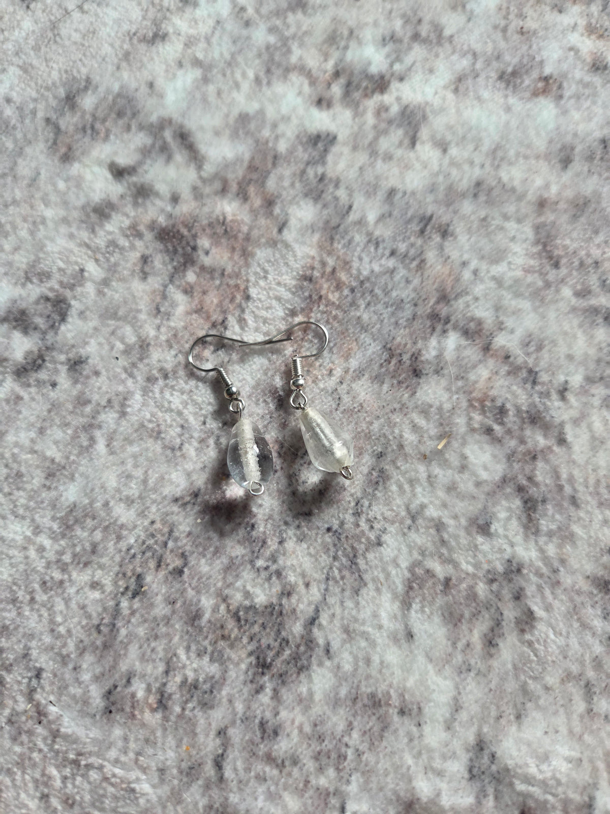 Triangle beaded earrings
