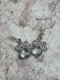 Paw print earrings