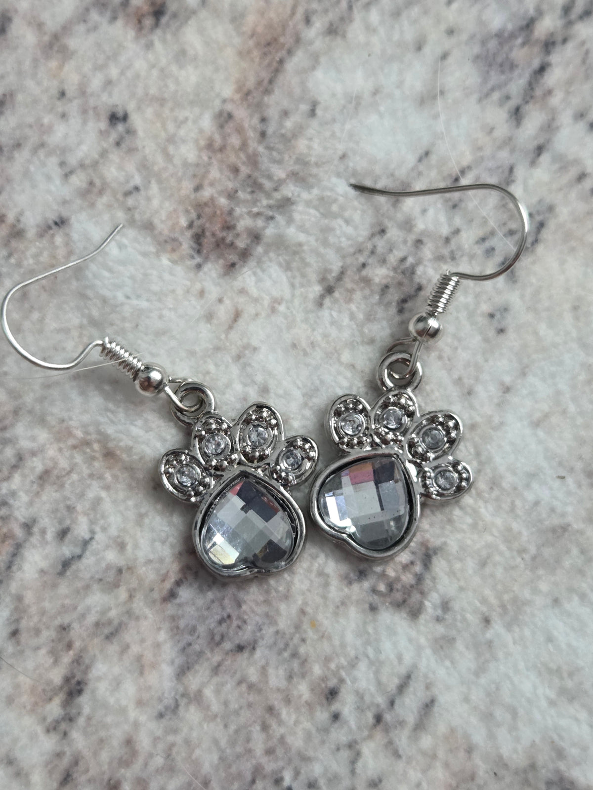 Paw print earrings