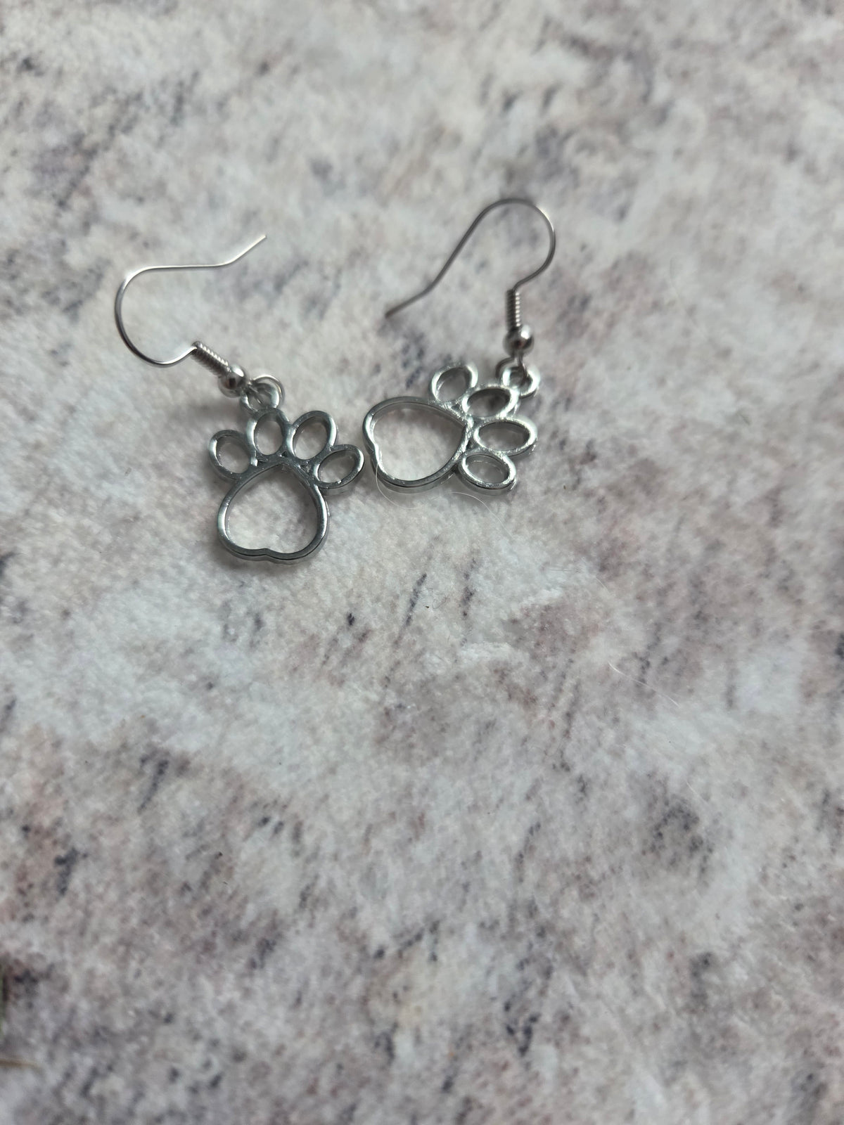 Paw print earrings