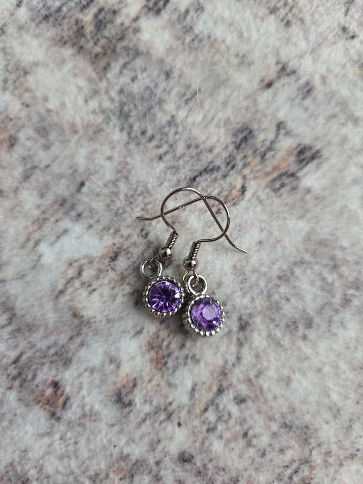 Birthstone inspired rhinestone earrings