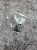 'LIVE' earrings