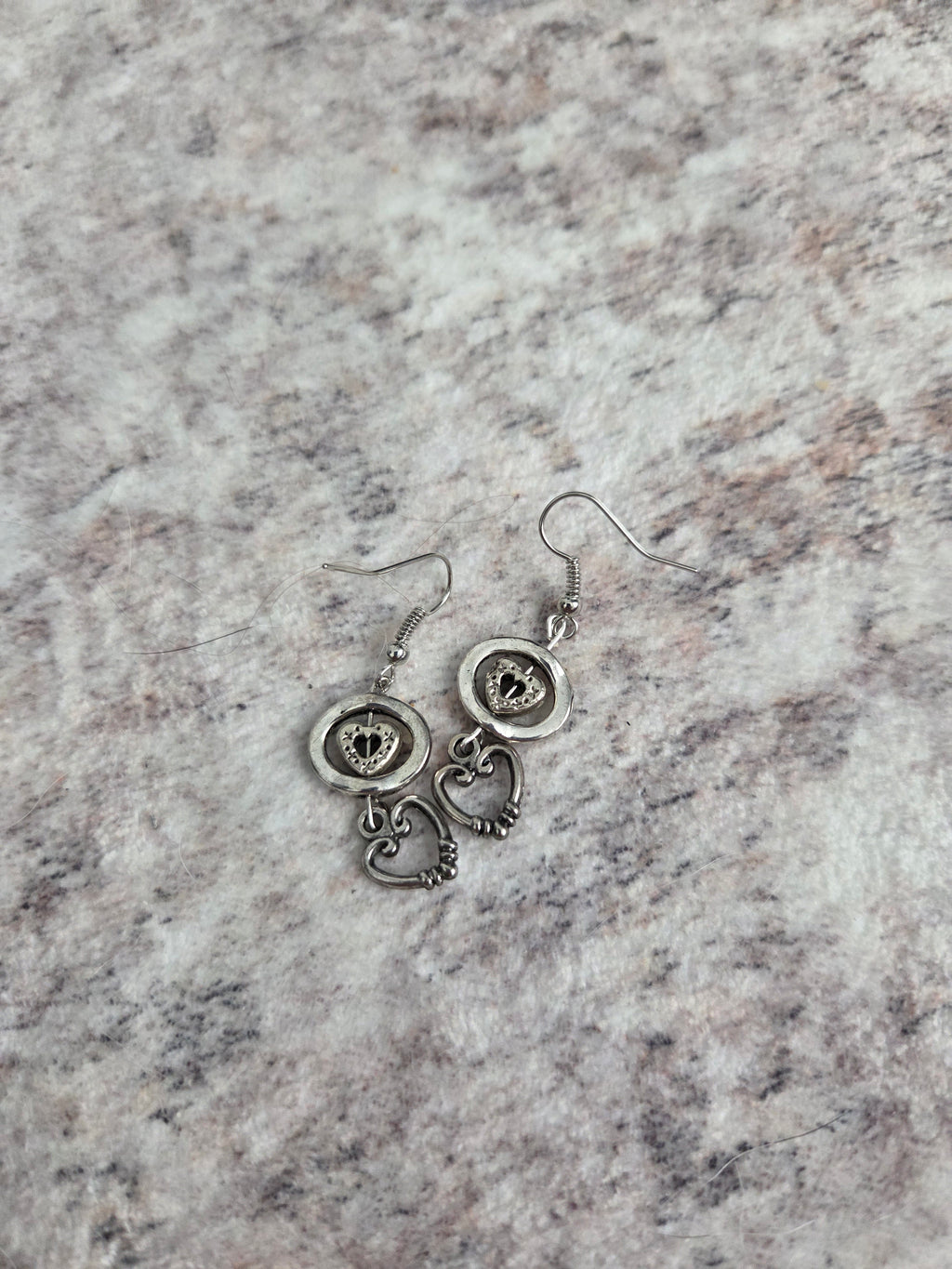 Charm style earrings