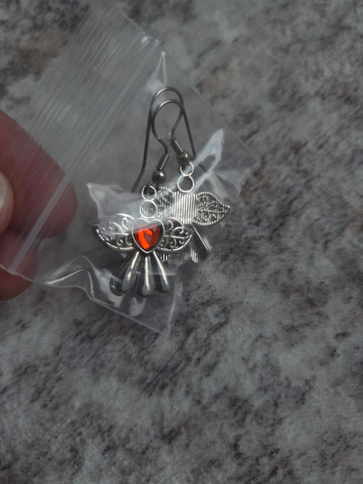 Angel earrings