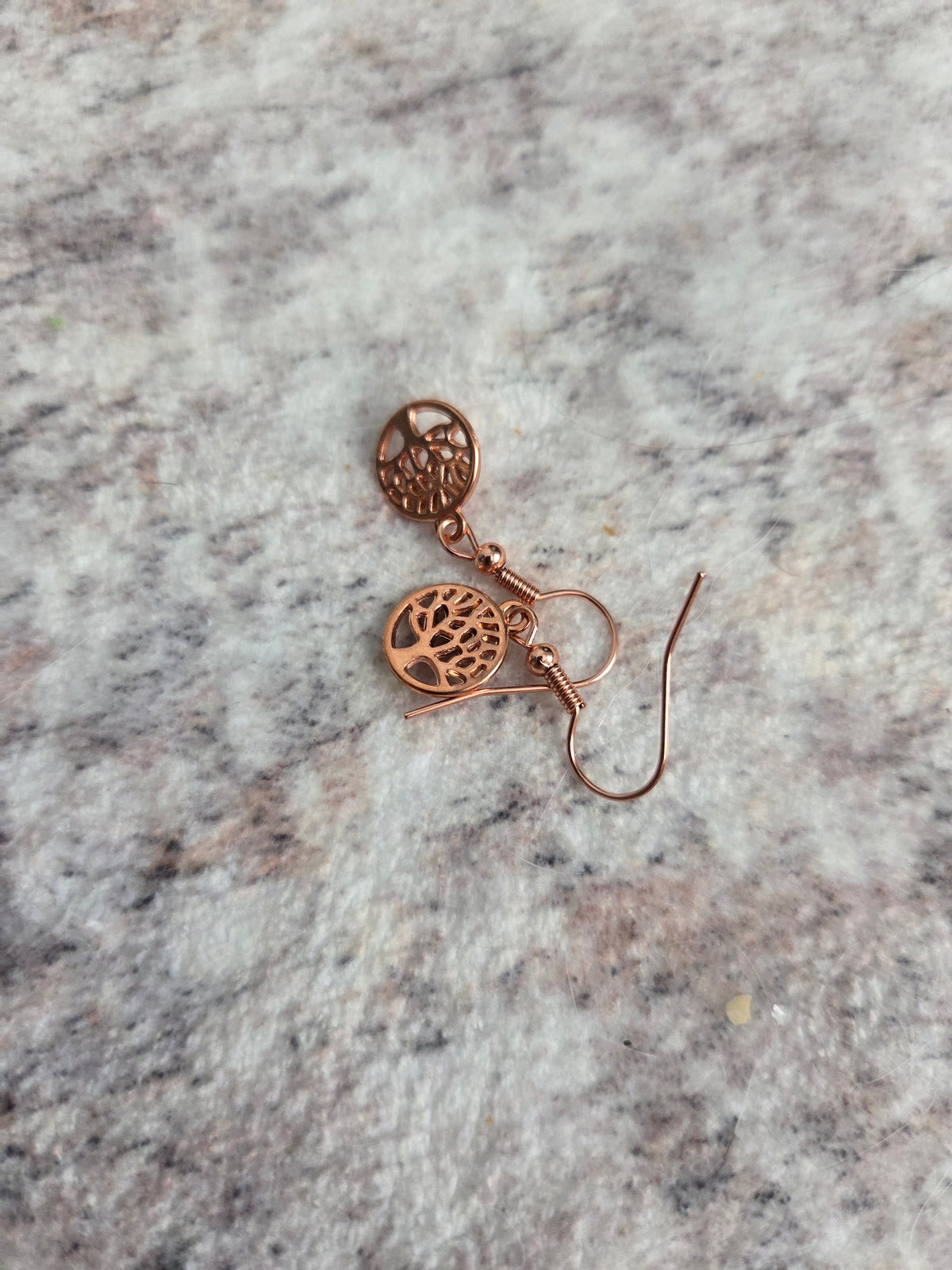 Charm style earrings