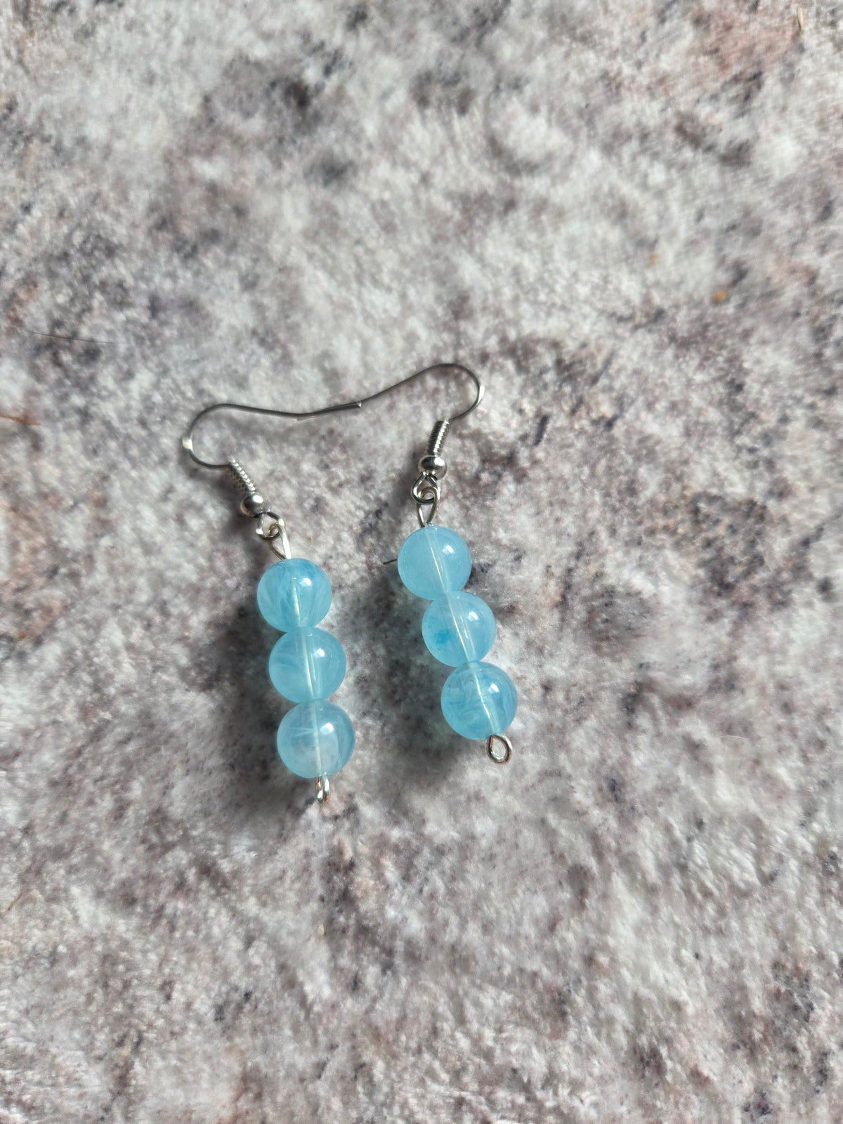 Spherical beaded earrings
