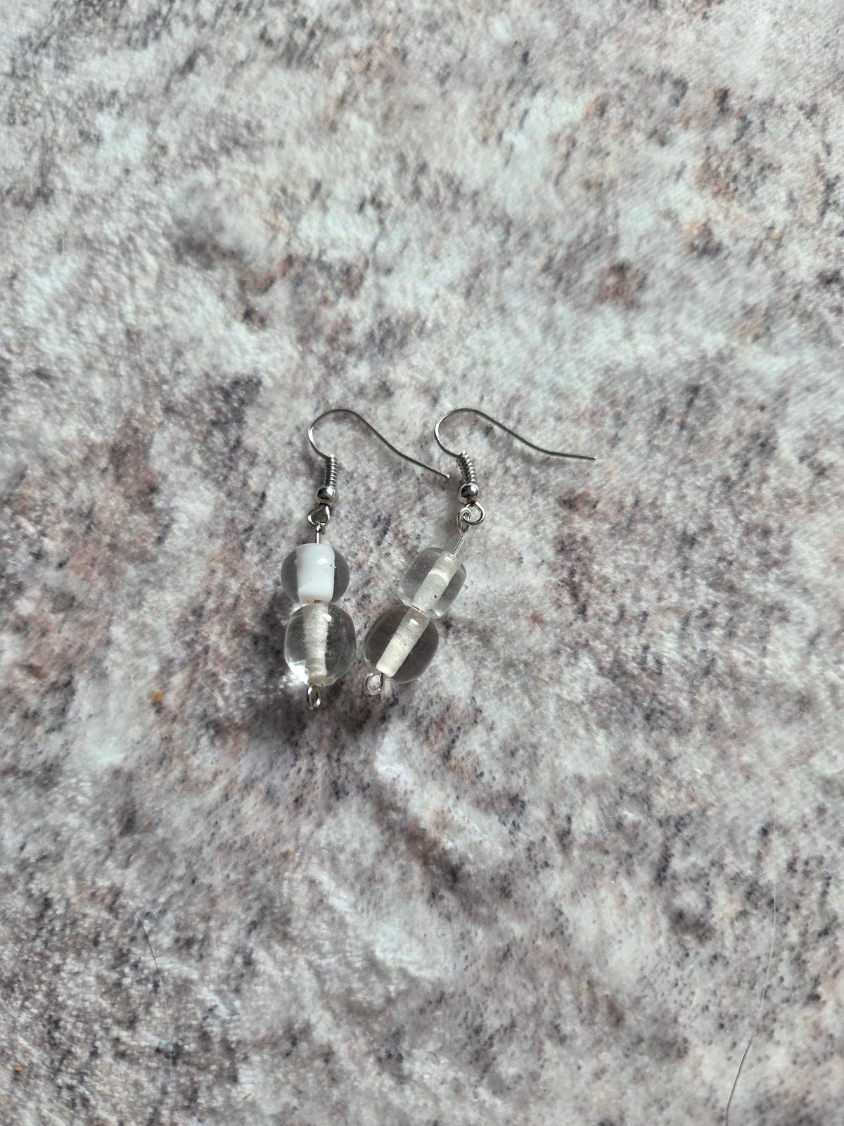 Spherical beaded earrings
