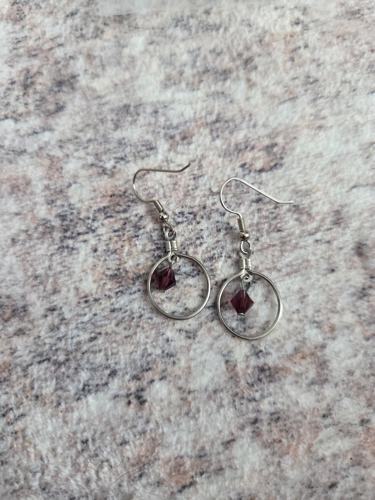 Birthstone inspired beaded earrings