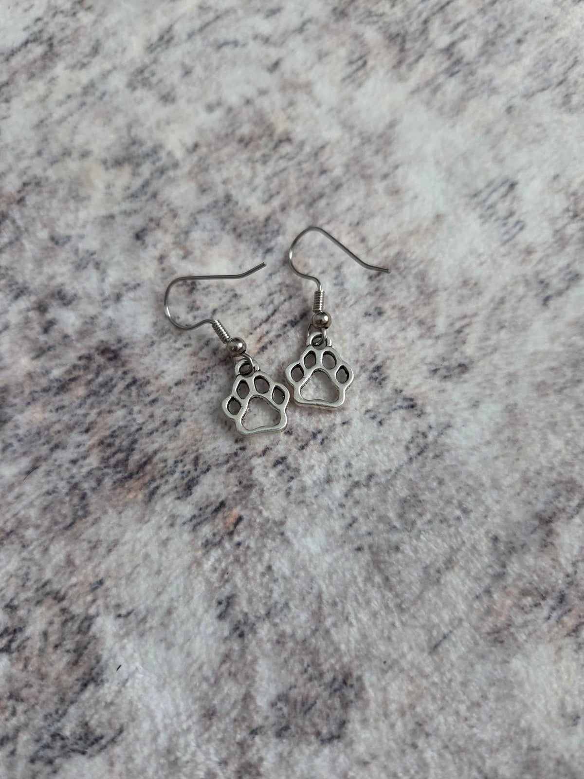 Paw print earrings