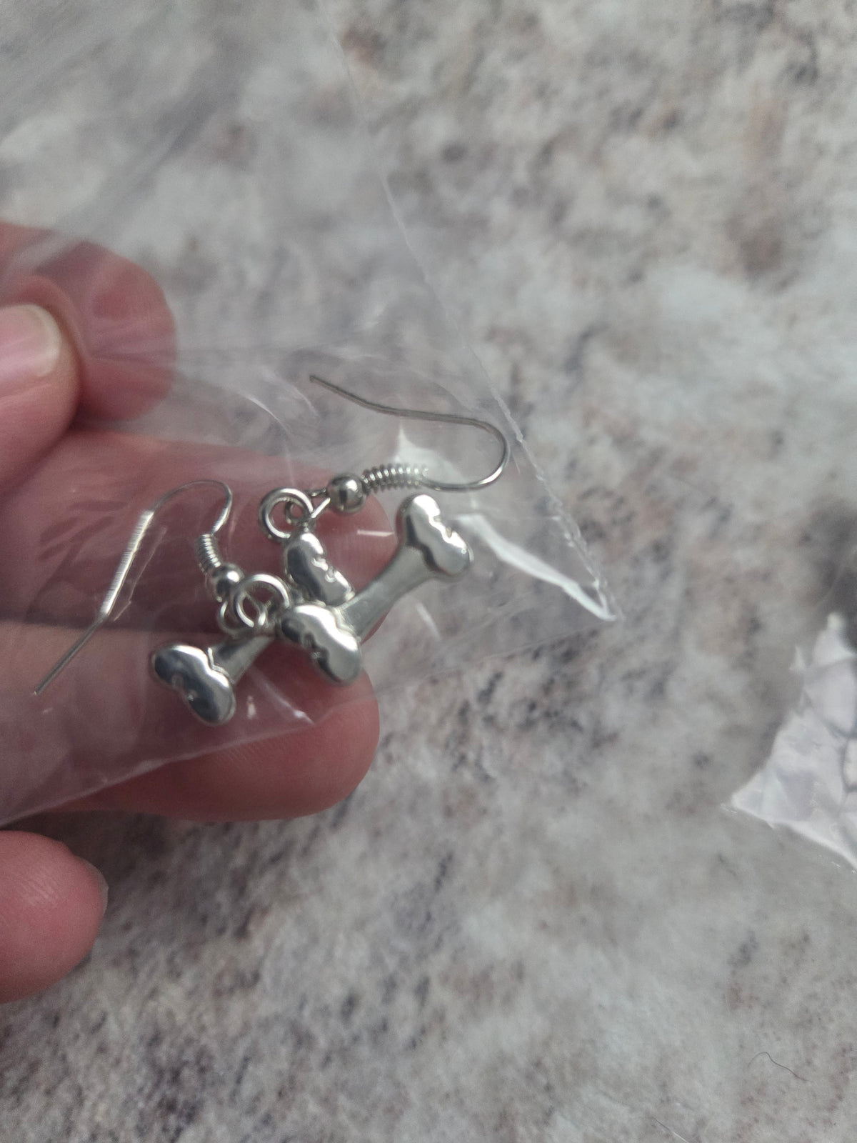 Bone earrings